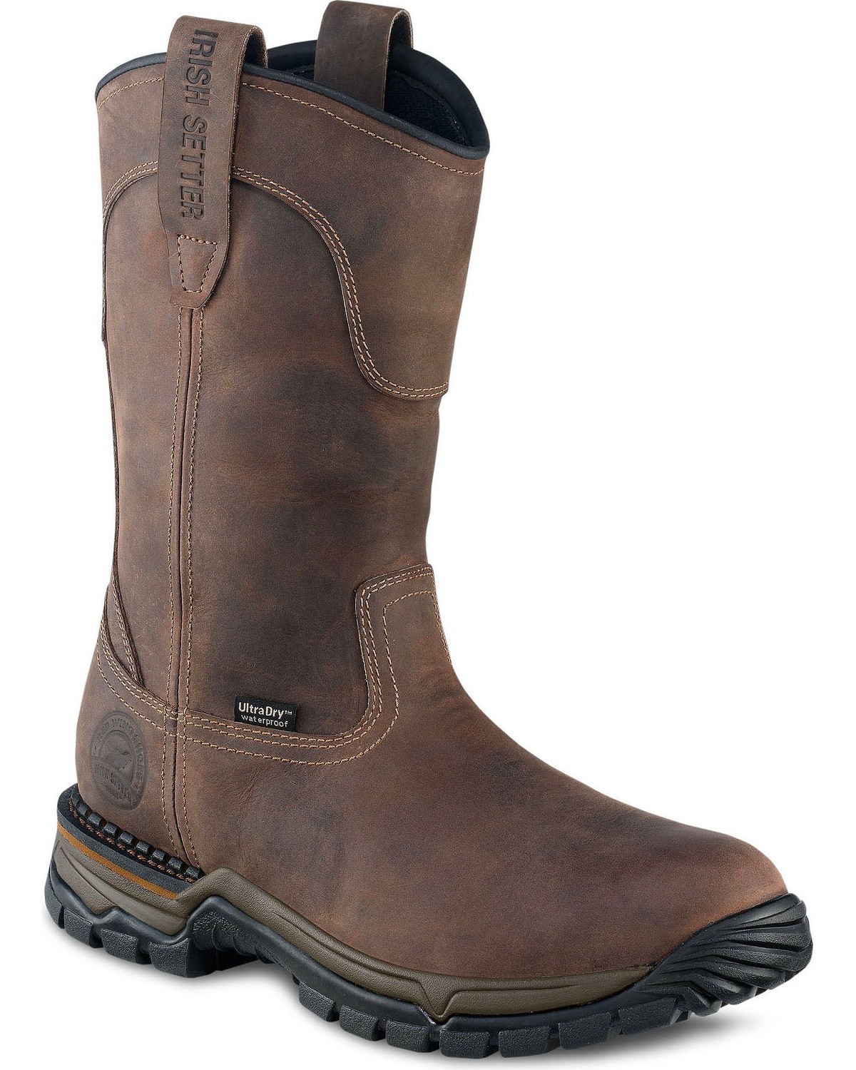 best mens waterproof pull on work boots