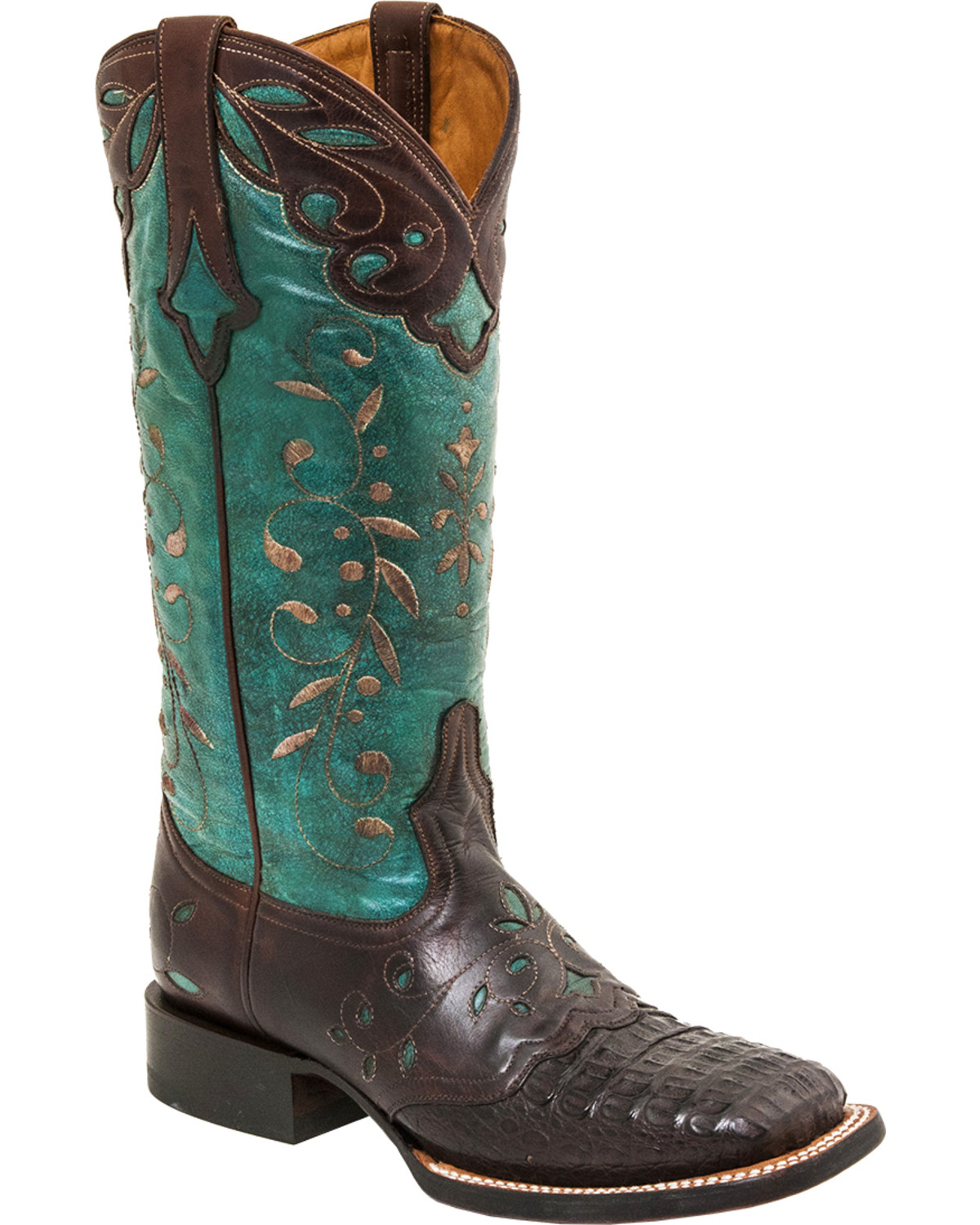 Lucchese Women's Sherilyn Caiman Exotic Boots | Boot Barn