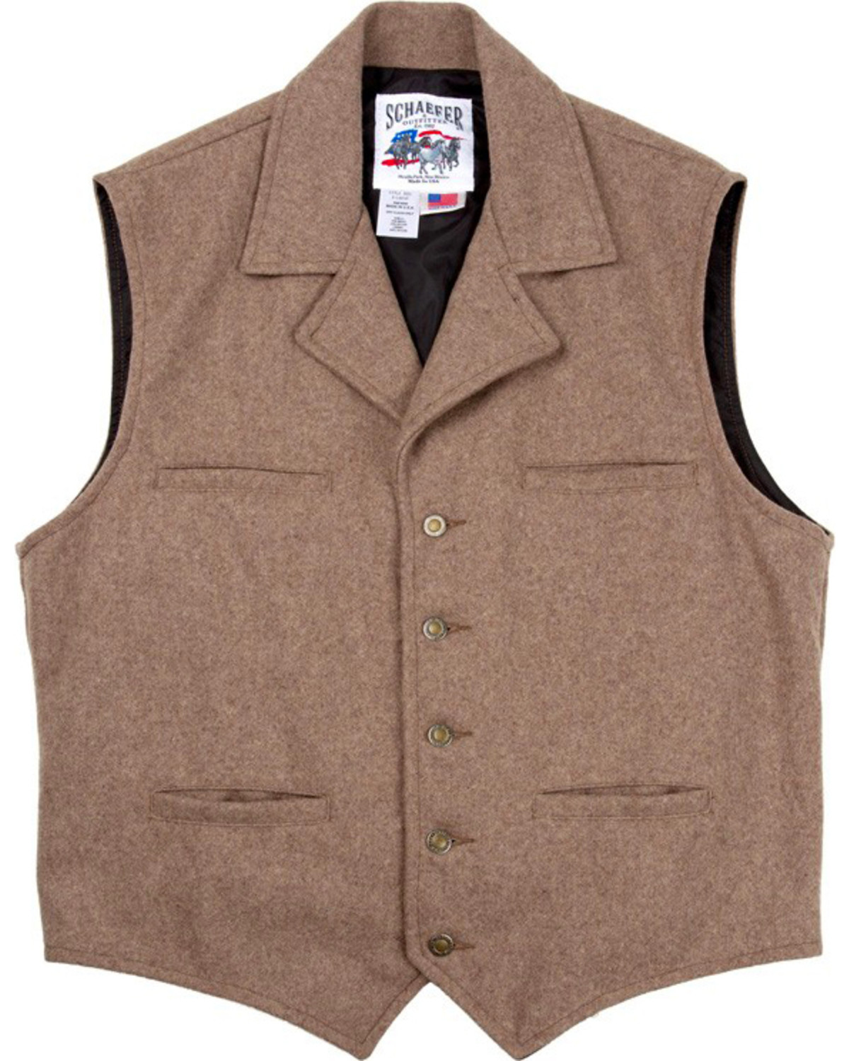 Schaefer Men's 805 Cattle Baron Vest Big & Tall Boot Barn