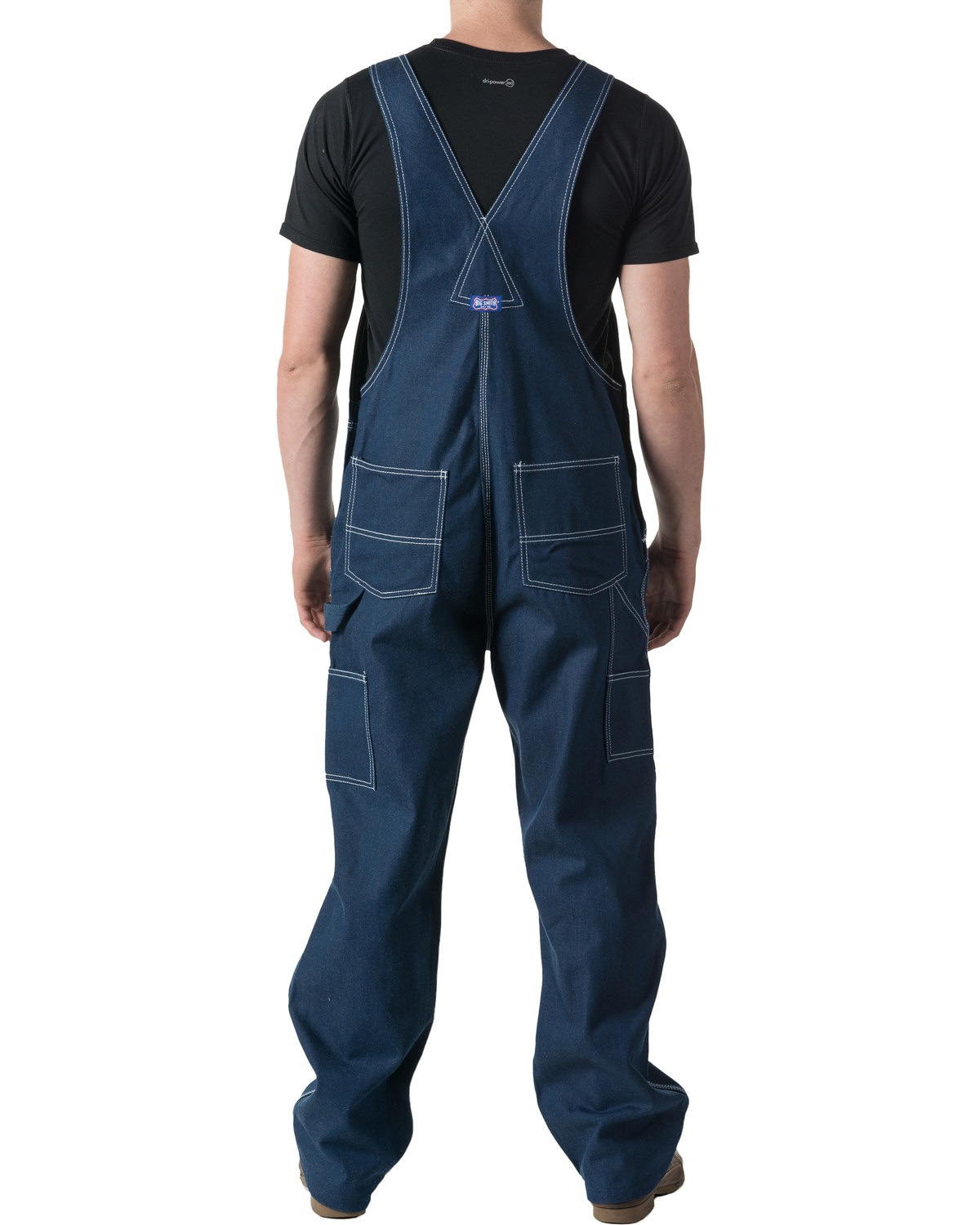 Walls Men's Big Smith Rigid Denim Bib Overalls Boot Barn