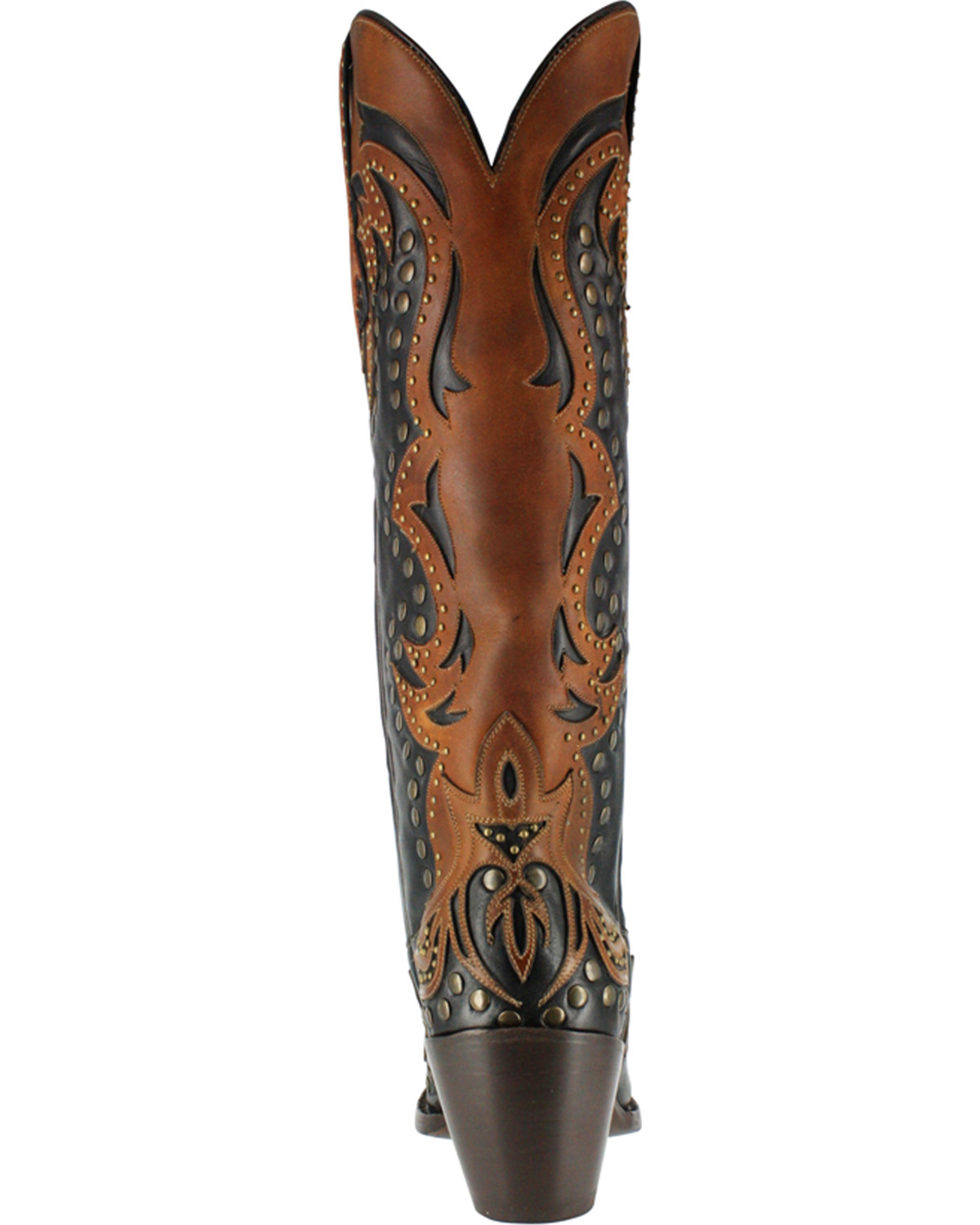 Corral Women's Tall Top Inlay and Stud Western Boots | Boot Barn