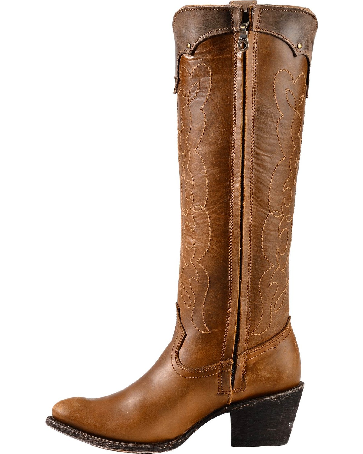 round toe cowgirl boots