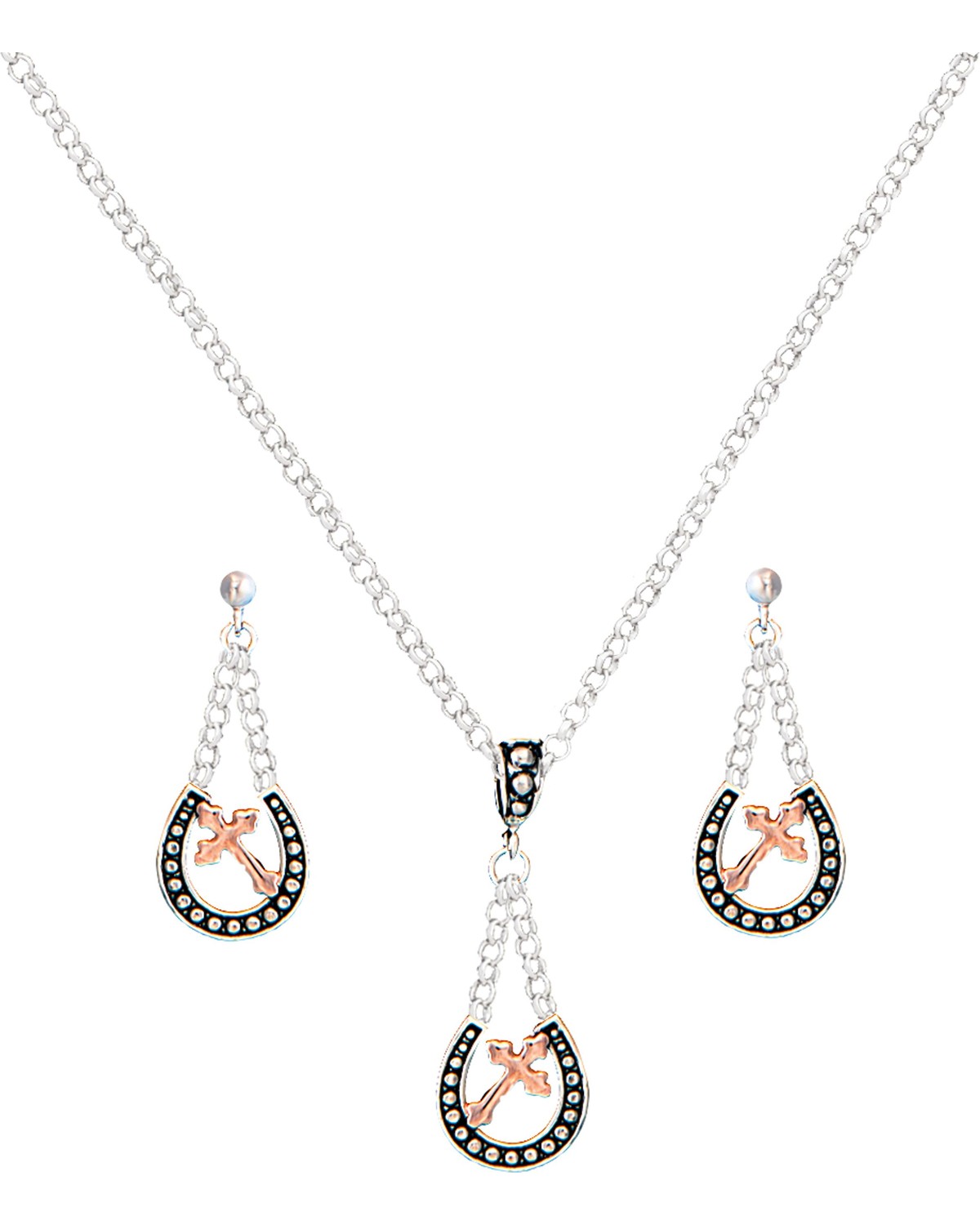 Montana Silversmiths Walking God's Path Jewelry Set Boot Barn