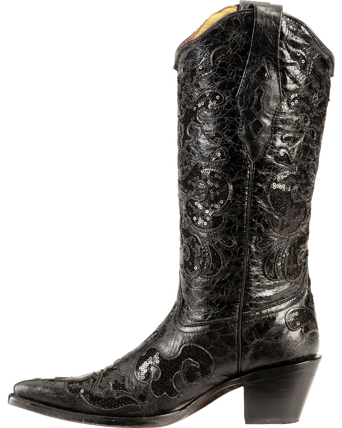 corral women's sequins inlay western boots