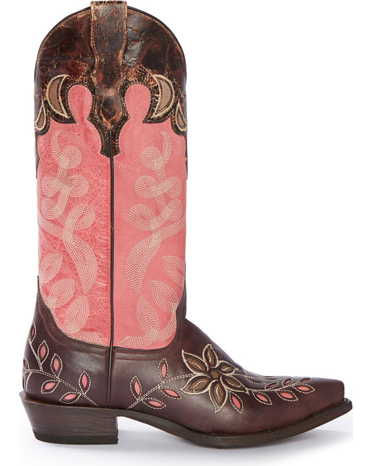 womens pink western boots