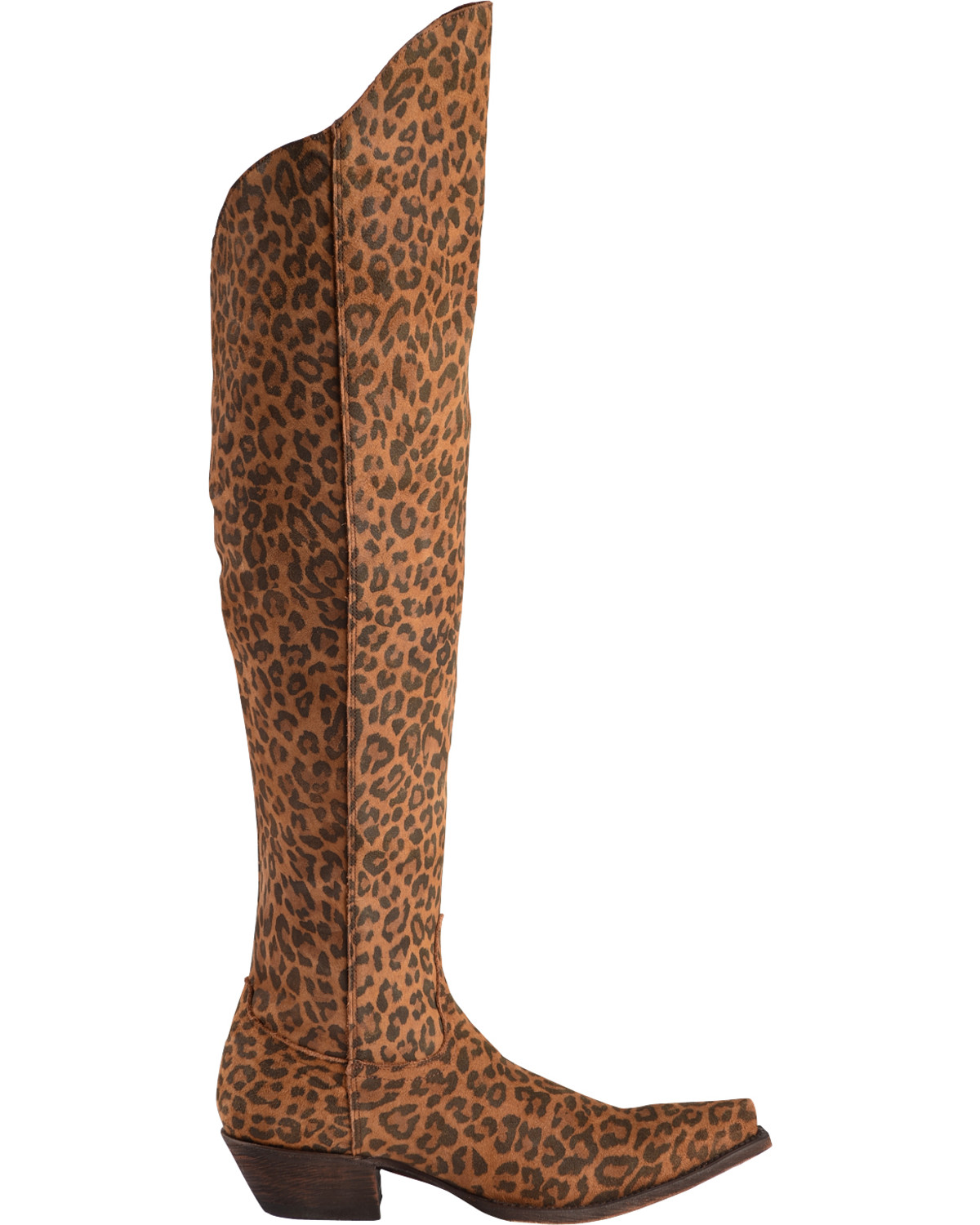 cheetah knee boots