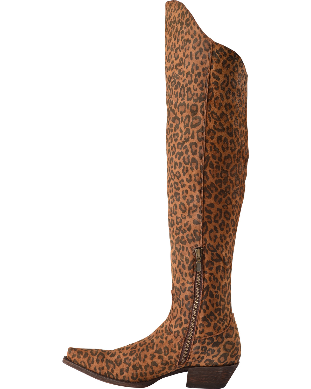 cheetah knee boots