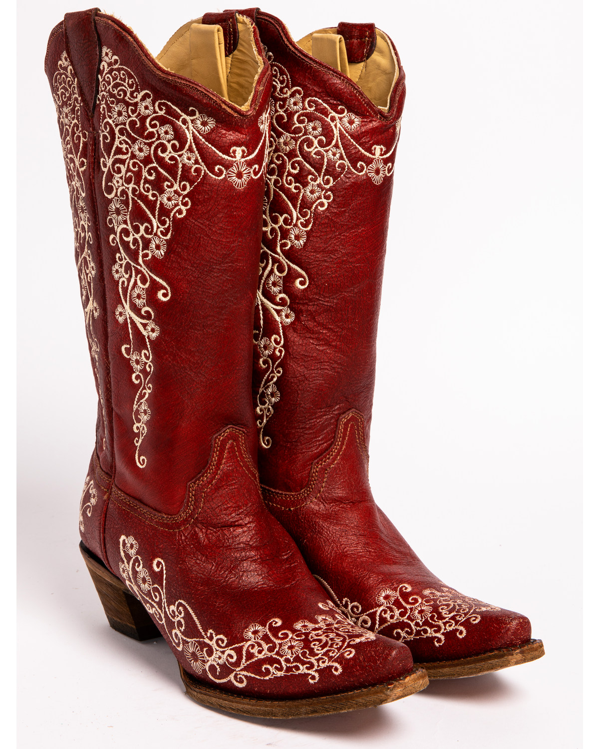 Corral Womens Embroidered Snip Toe Western Boots Boot Barn