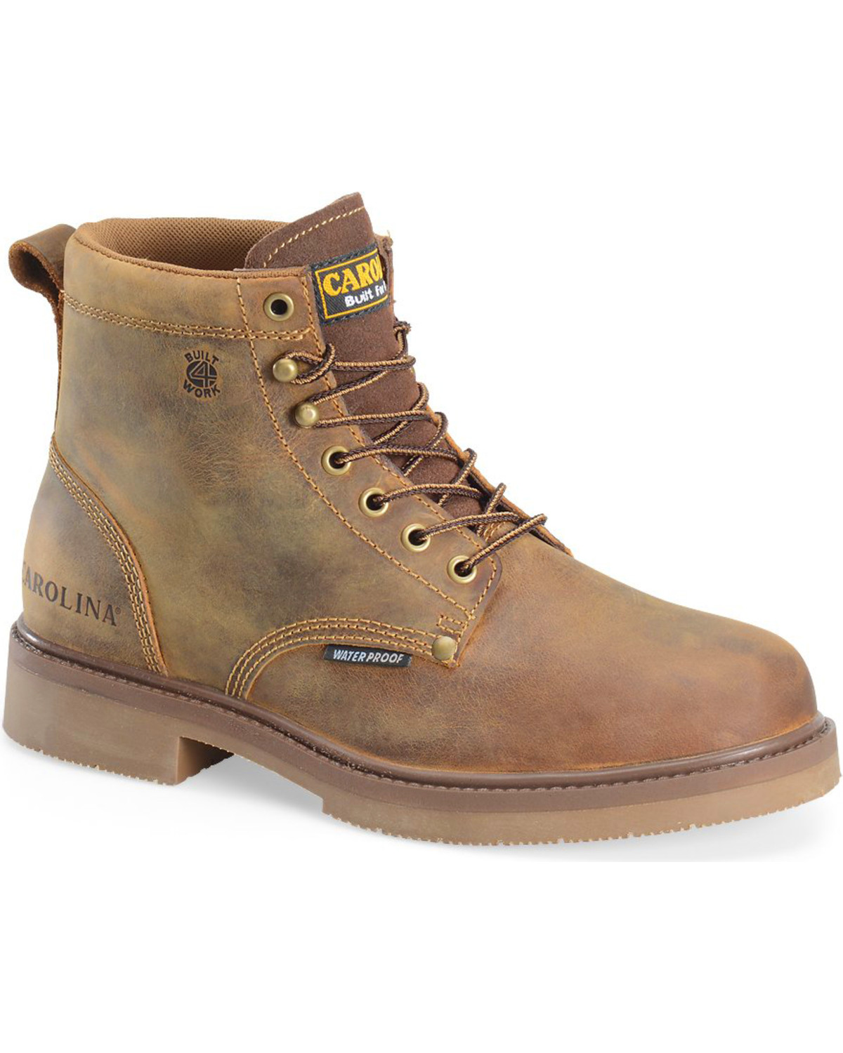 Carolina Men's 6" Smooth Sole WP ST Work Boots Boot Barn