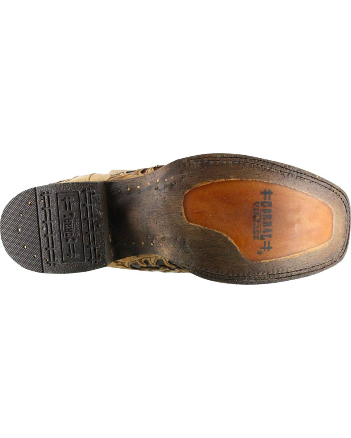 Corral Men's Square Toe Caiman Inlay Exotic Boots | Boot Barn