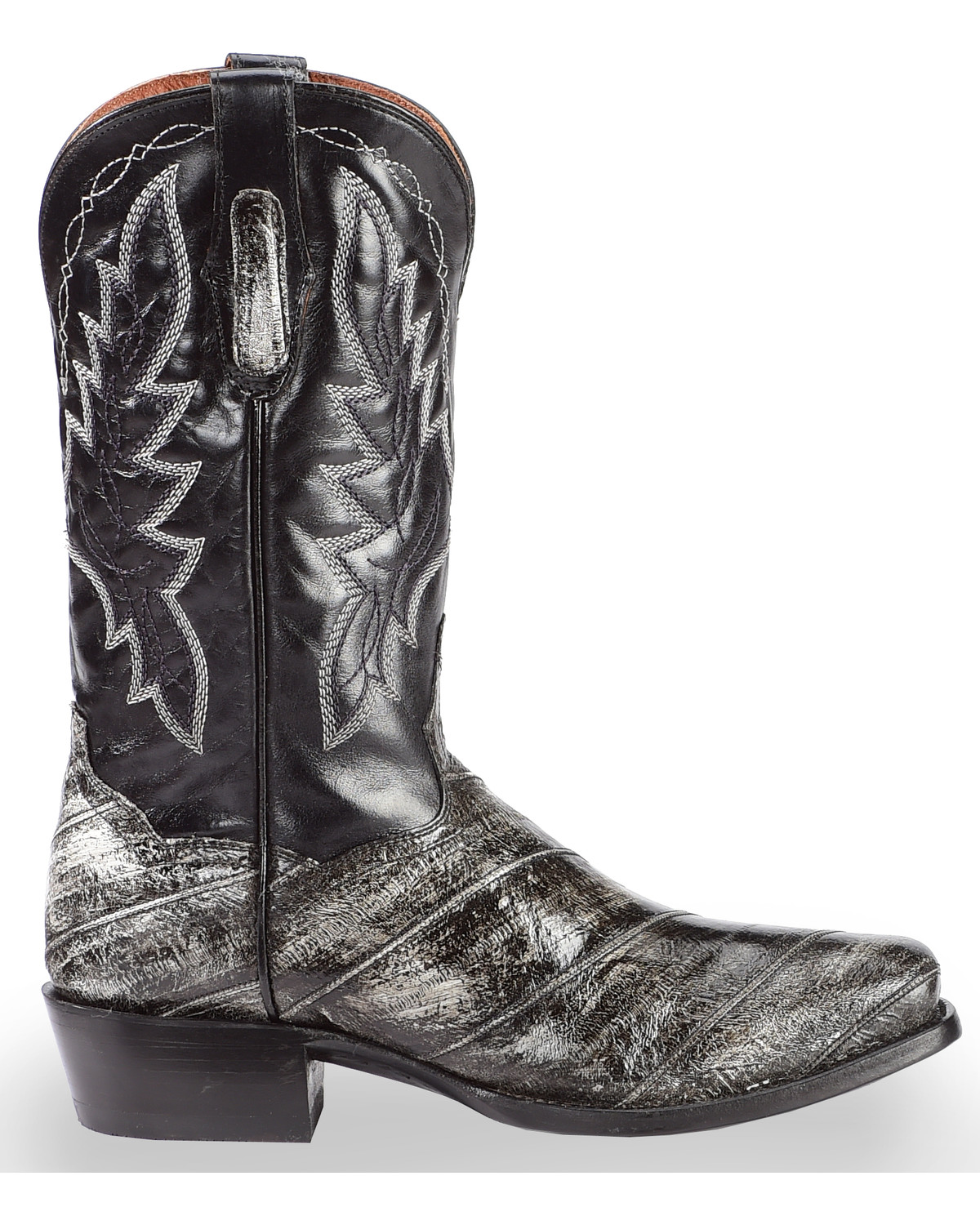 Dan Post Men's Eel Cowboy Boots Square Toe Boot Barn