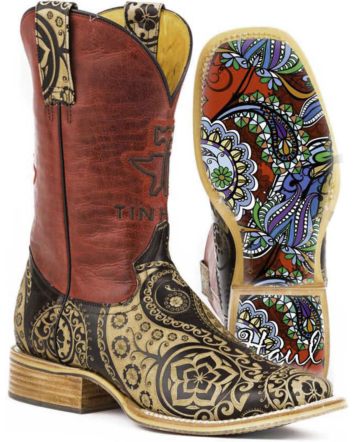 Tin Haul Women's Paisley Rocks Western Boots Boot Barn
