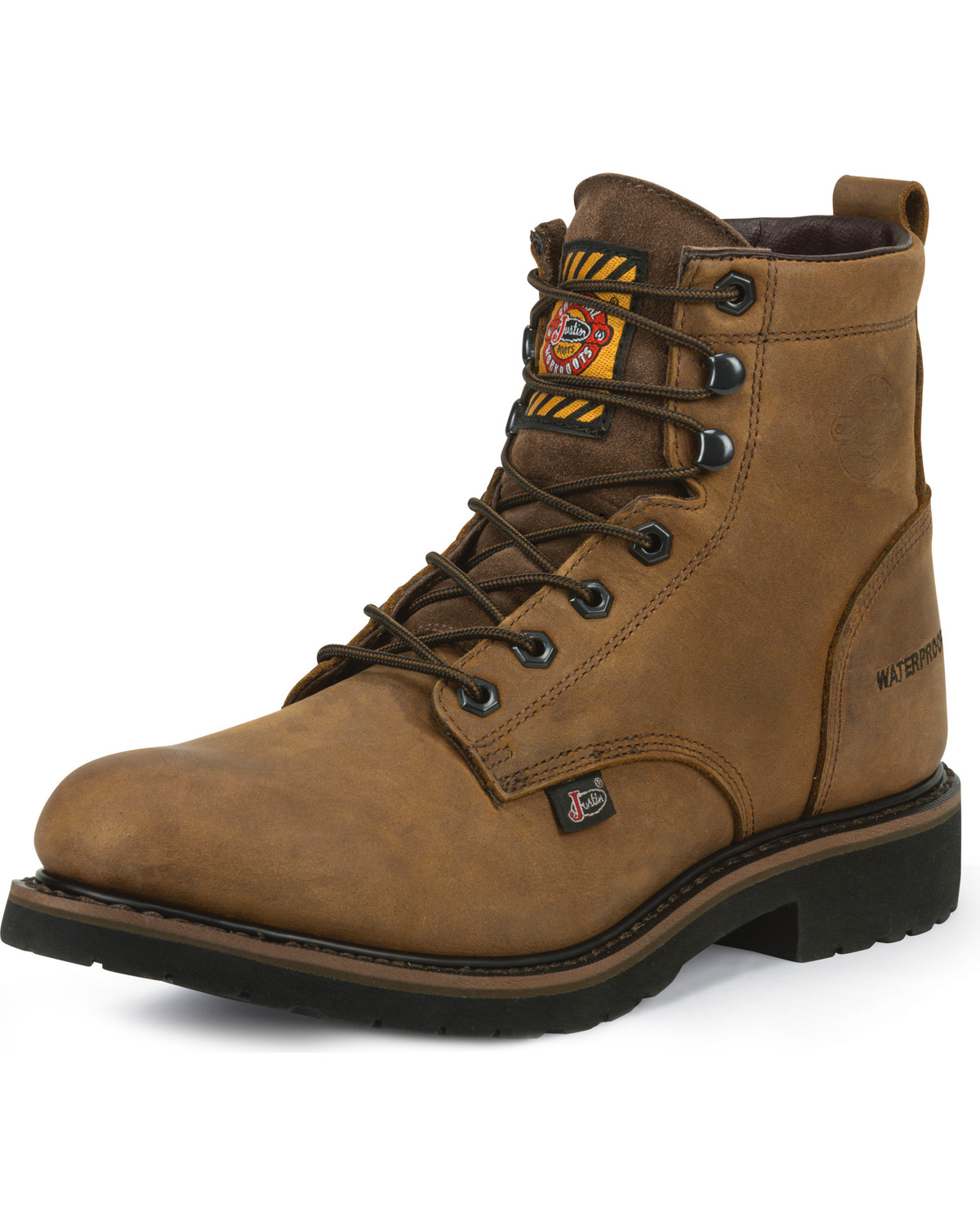 justin men's wyoming insulated waterproof work boots
