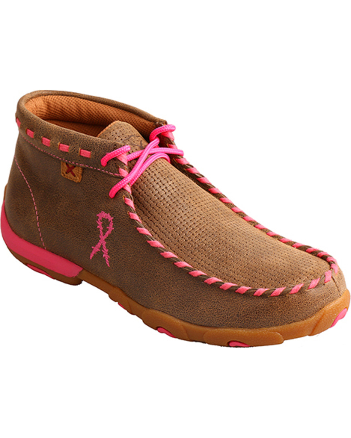 twisted x women's embroidered filigree driving mocs