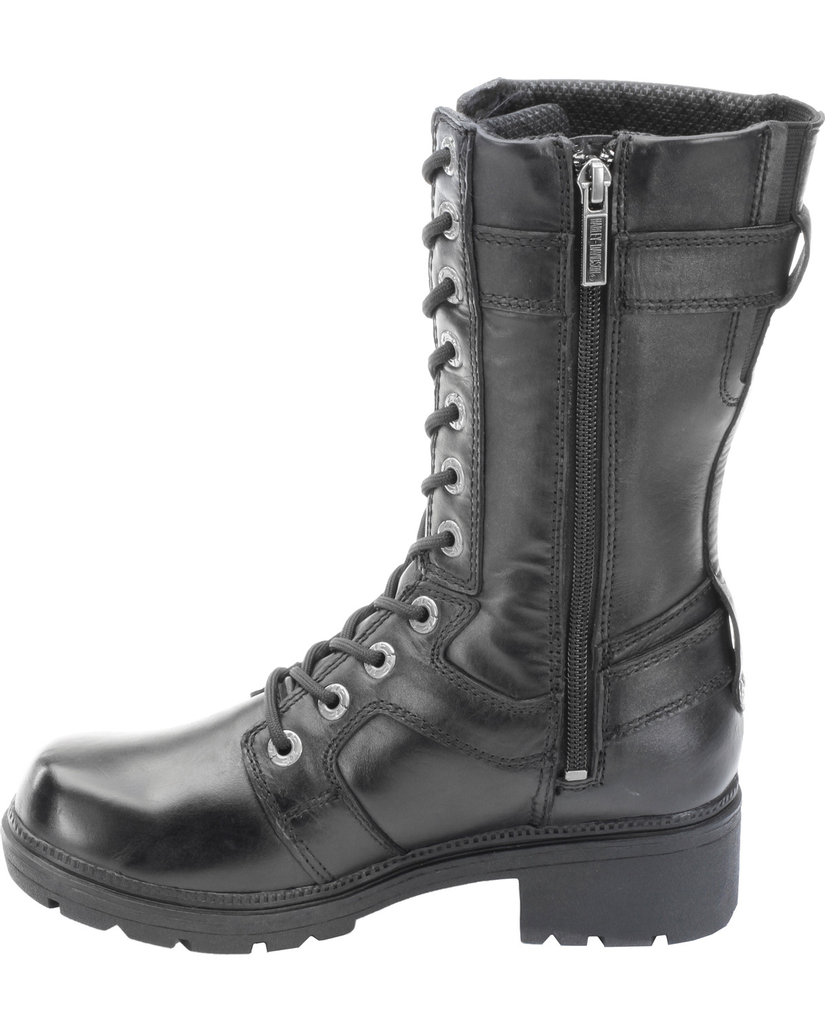 rowan lace up moto boots