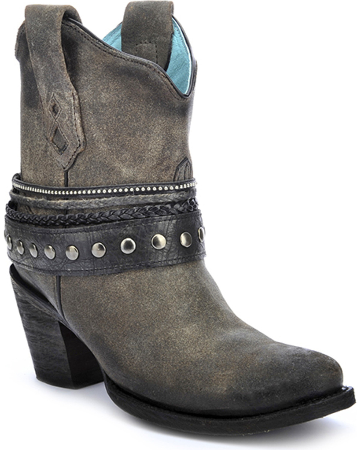 Wylie studded western bootie top