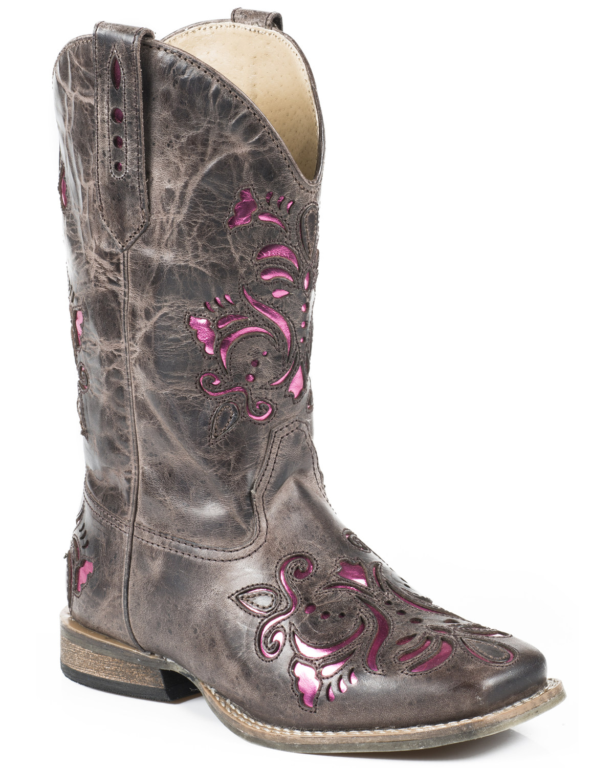 ladies pink cowgirl boots