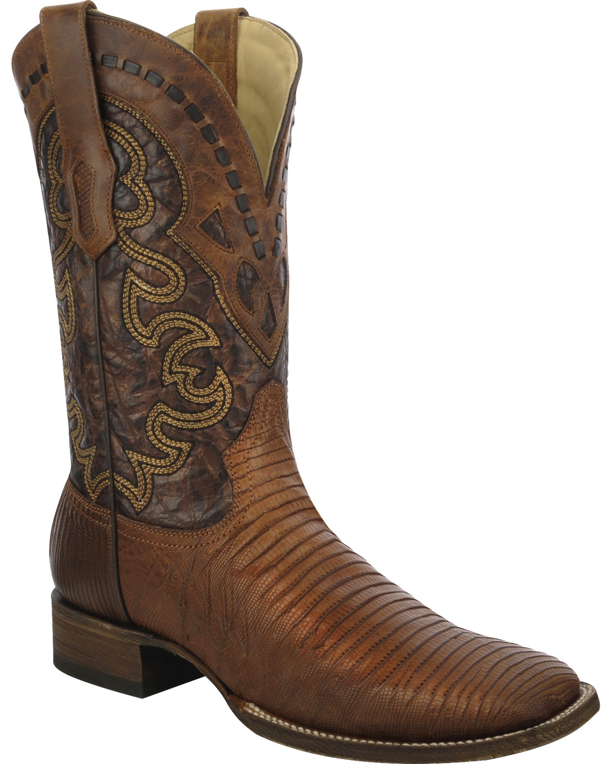 red lizard boots