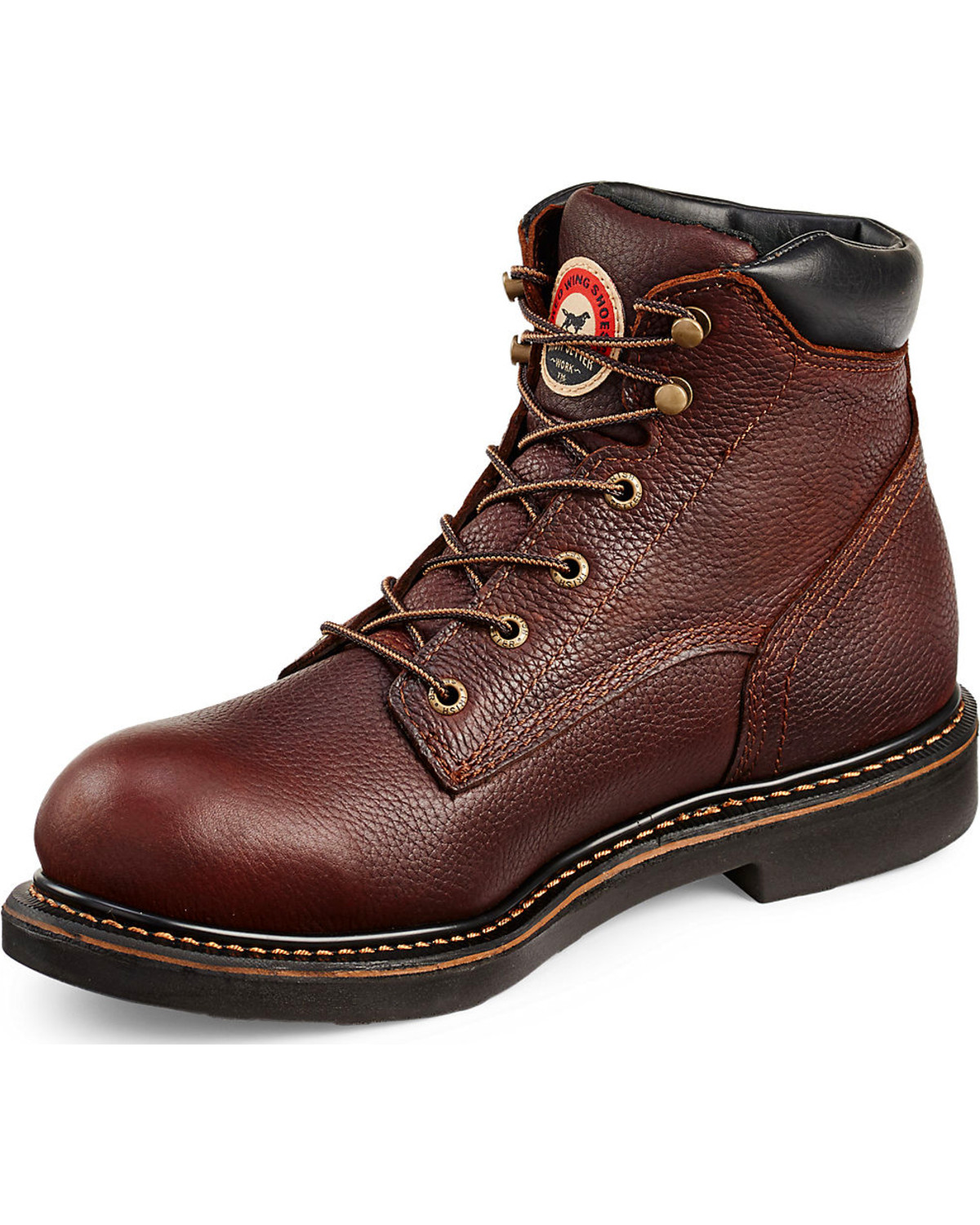 Red Wing Irish Setter Brown Farmington Work Boots Aluminum Toe Boot Barn