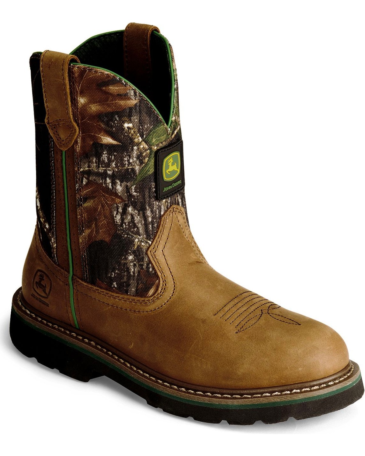 John Deere Youth Boys' Camouflage Boot Round Toe Boot Barn