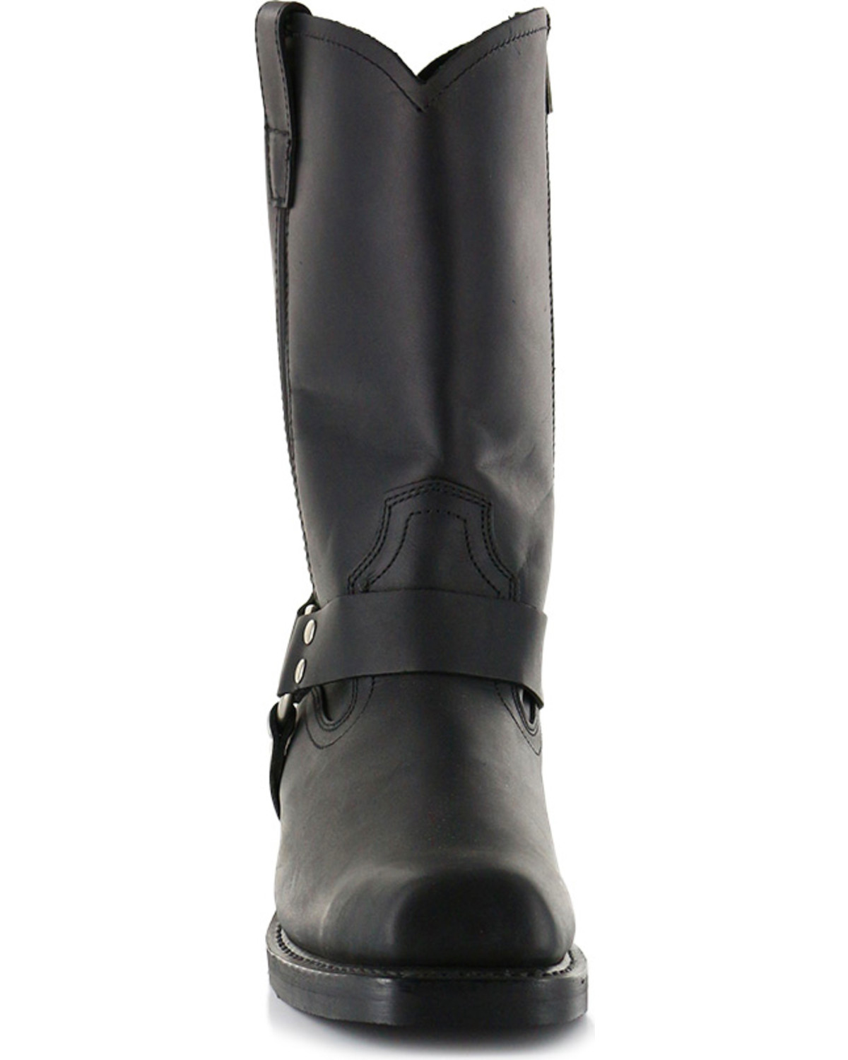 Cody James® Men's Zipper Harness Motorcycle Boots Boot Barn