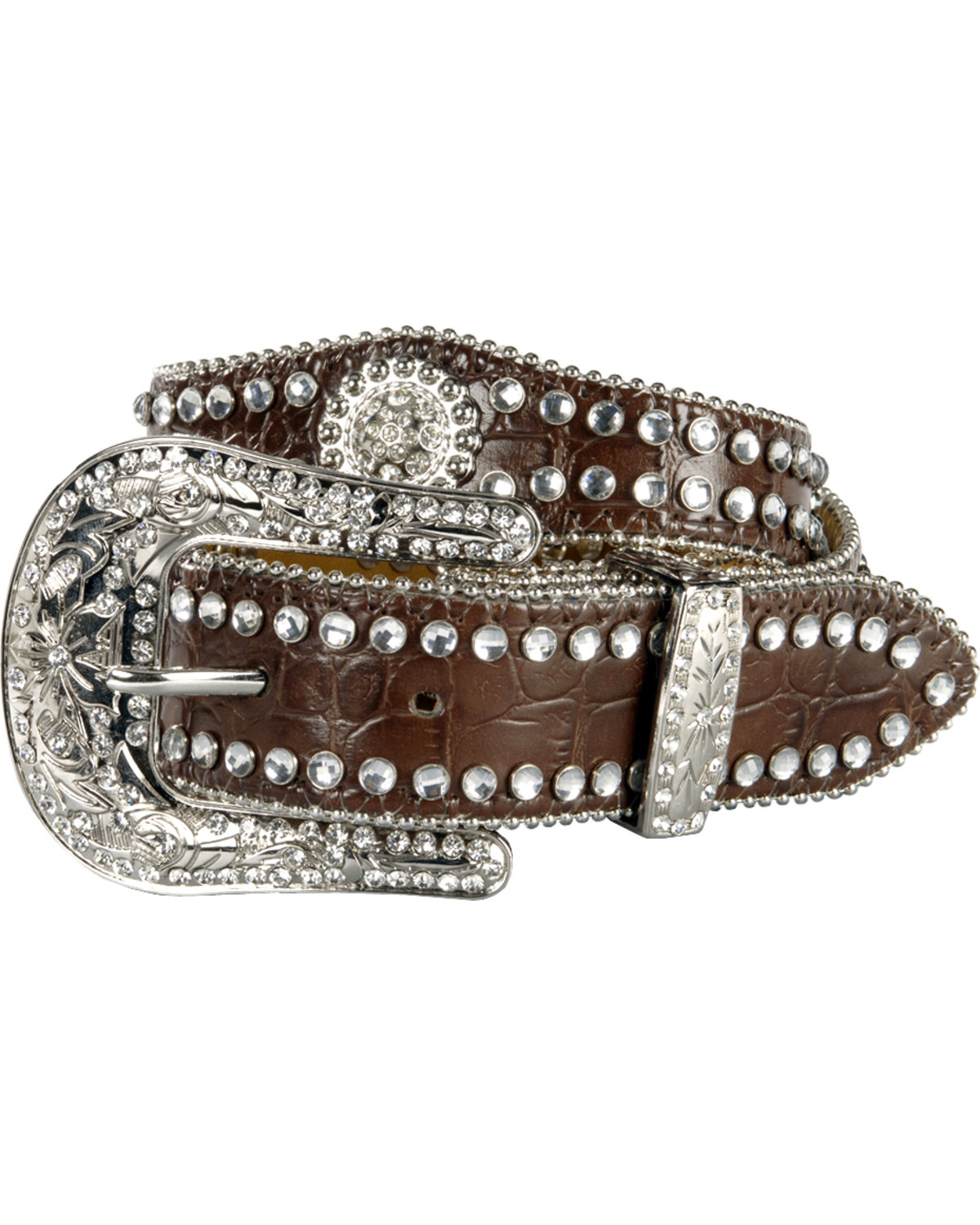 Nocona Belt Co. Kid's Rhinestone Concho Belt Boot Barn