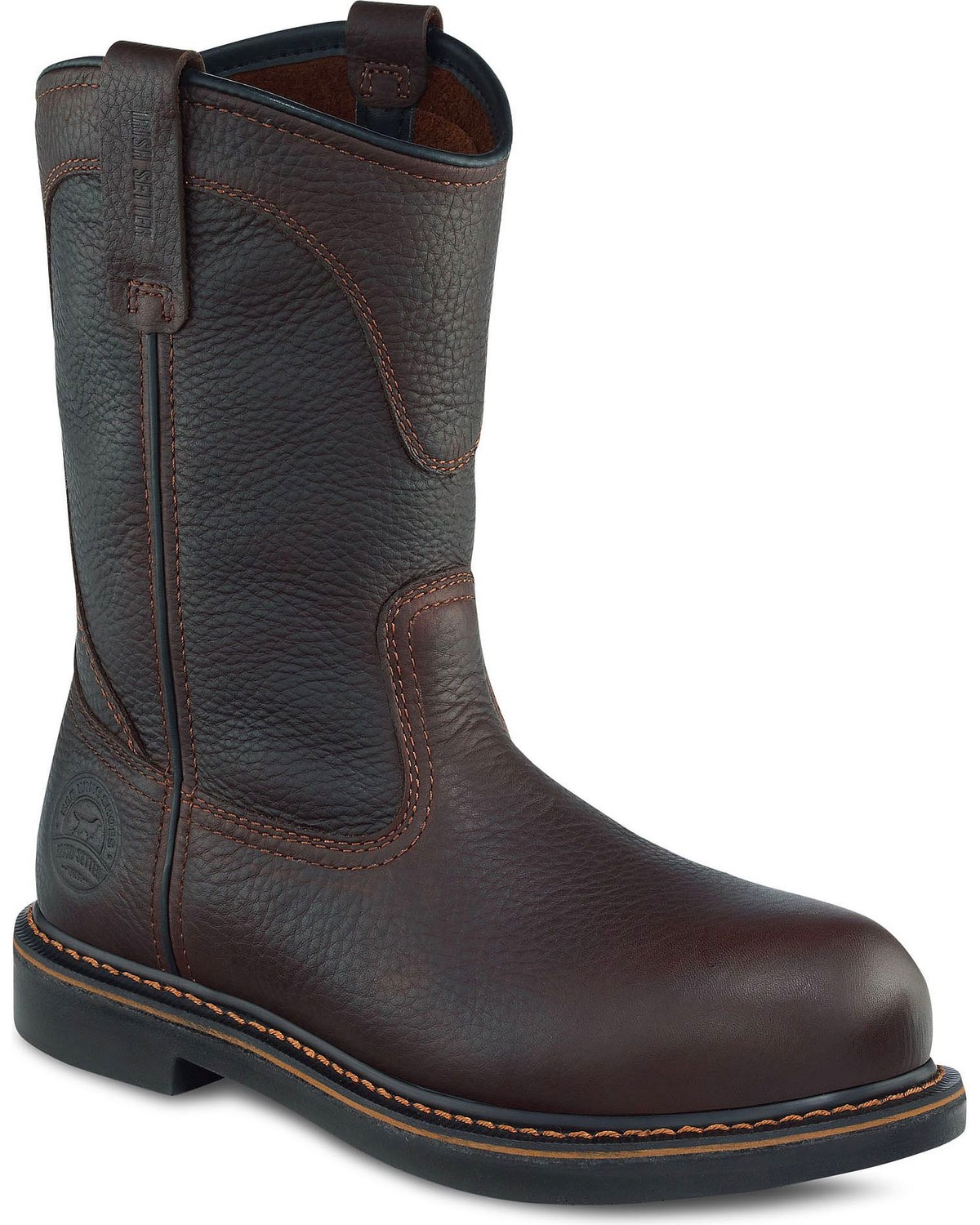 red wing pull on safety toe boots