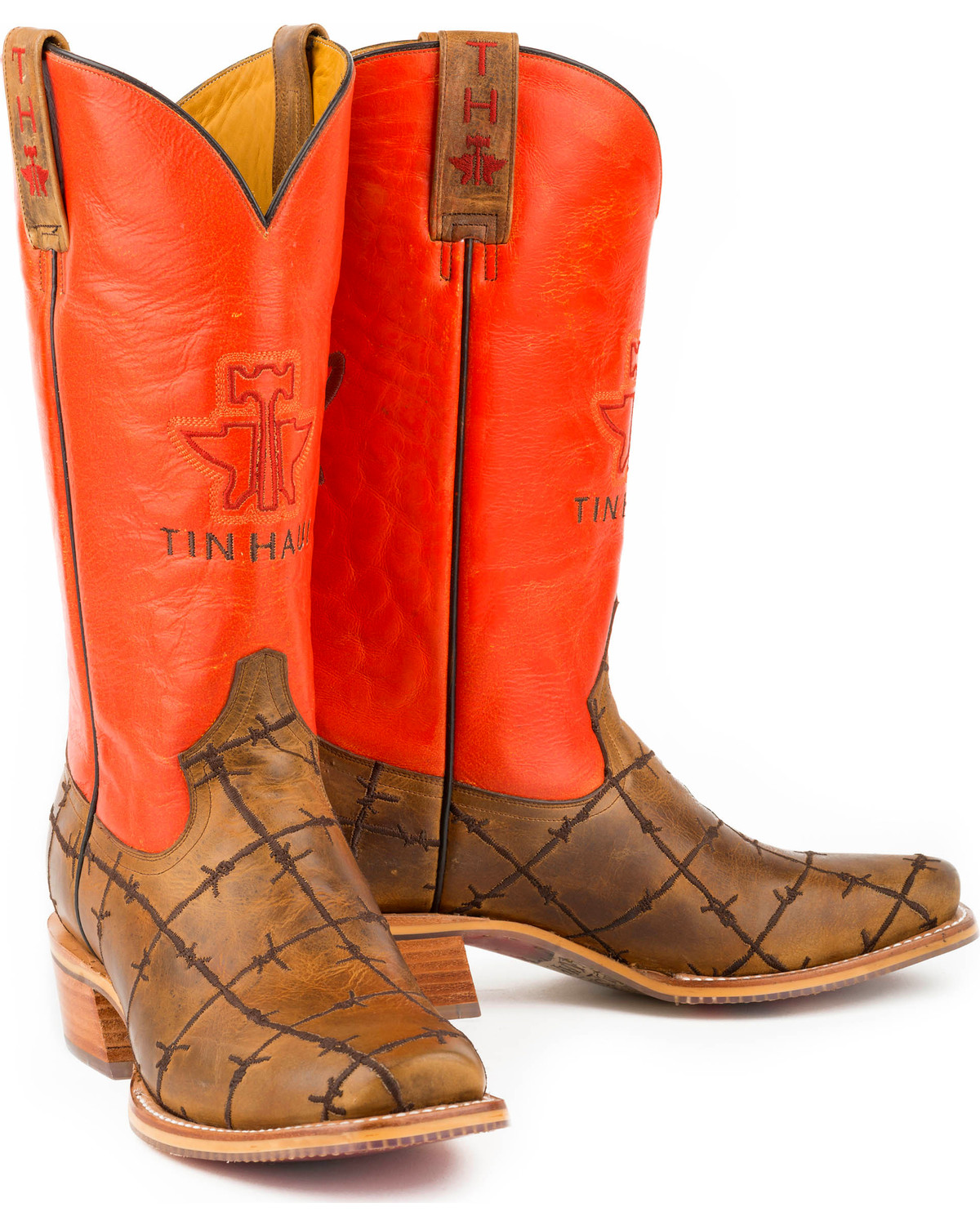 Tin Haul Men's Barbwire Western Boots Boot Barn