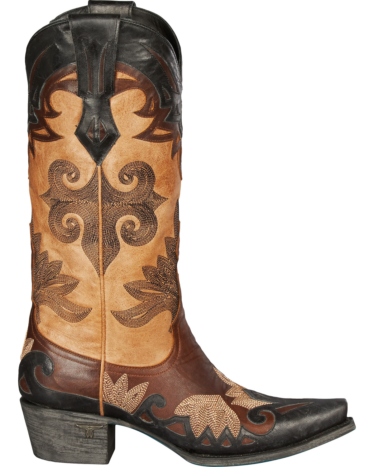 women's denim western boots