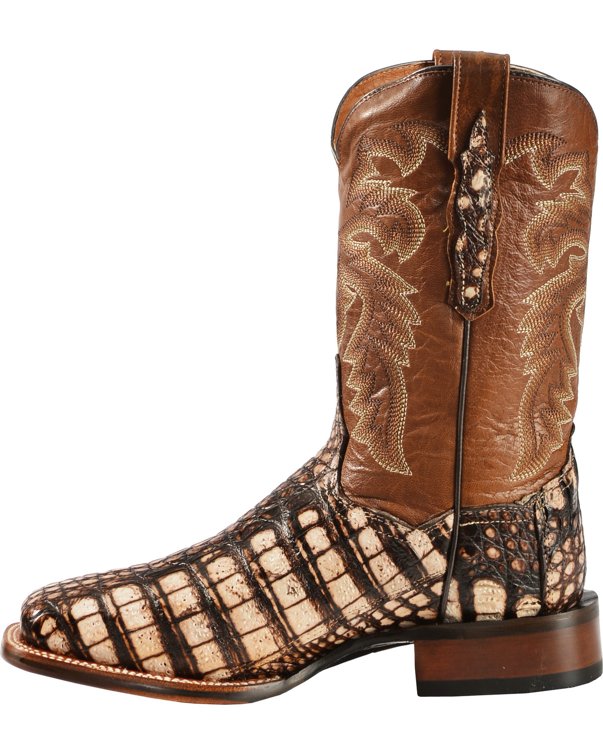tan caiman boots