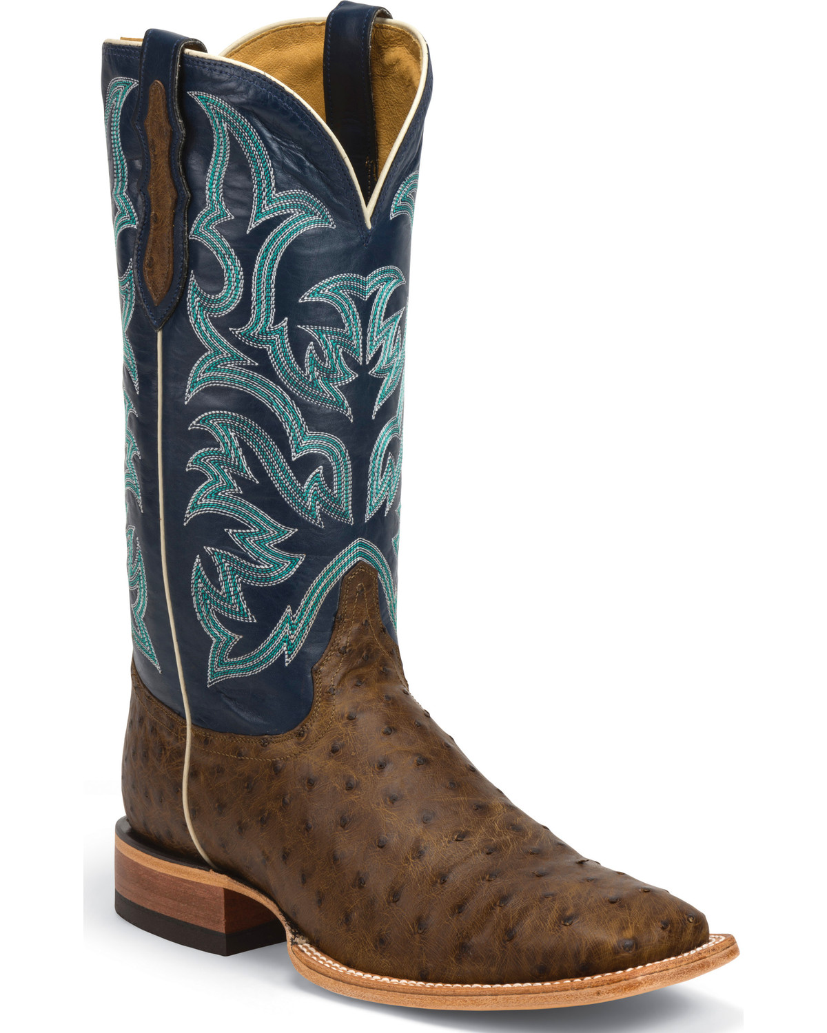 justin boots ostrich skin