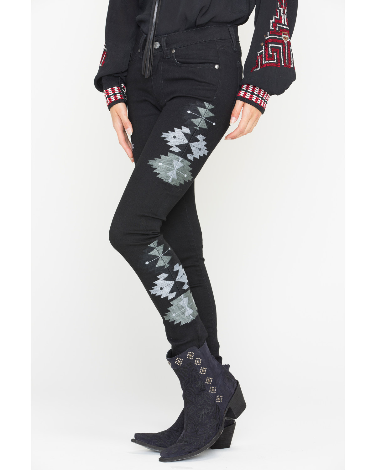 denim mary janes