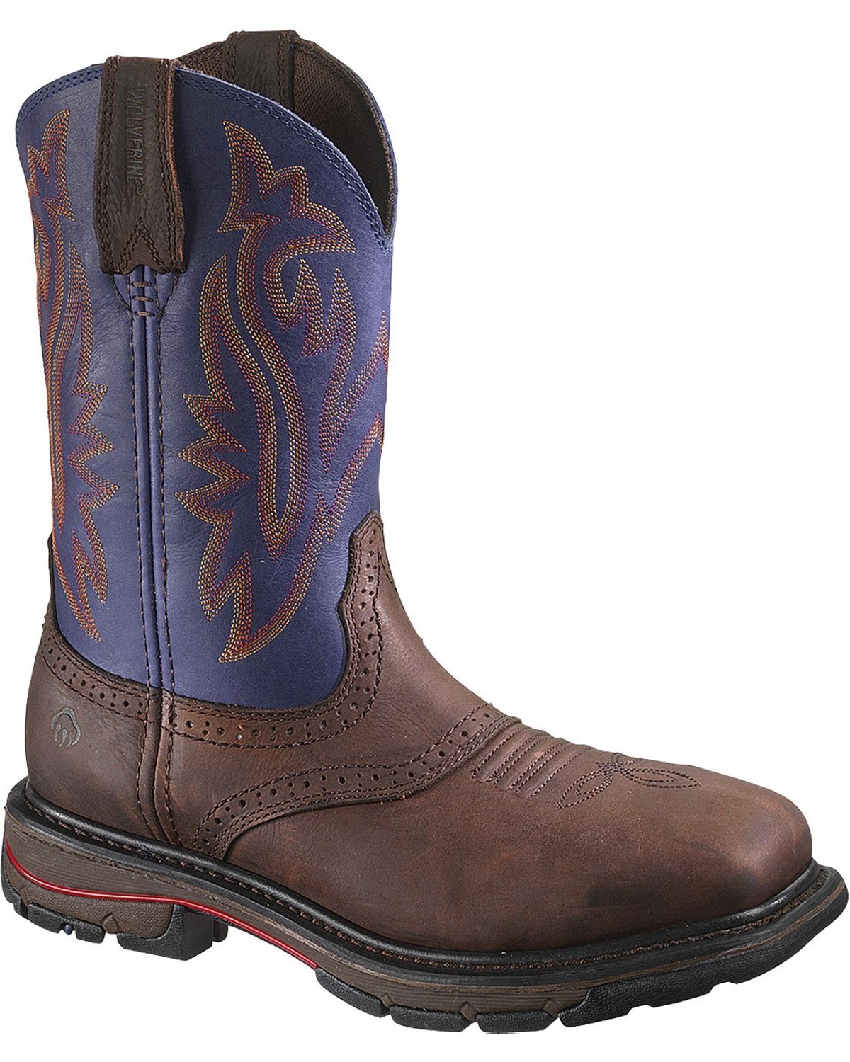cheap steel toe pull on work boots