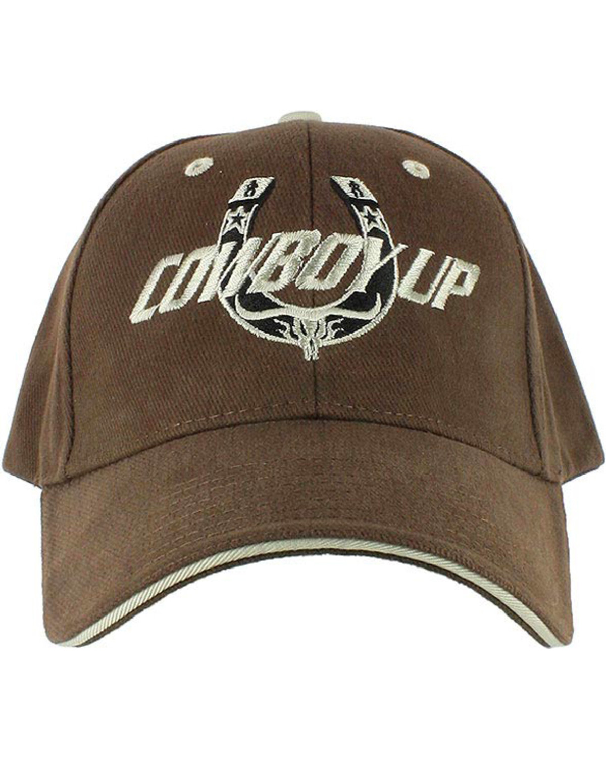 Cowboy Up Men's Embroidered Ball Cap Boot Barn