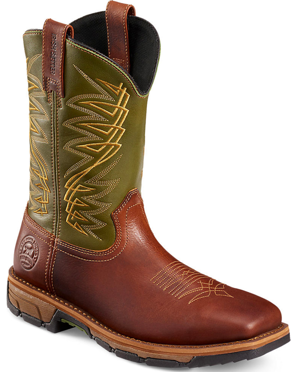 red wing irish setter men's marshall waterproof work boot 83923