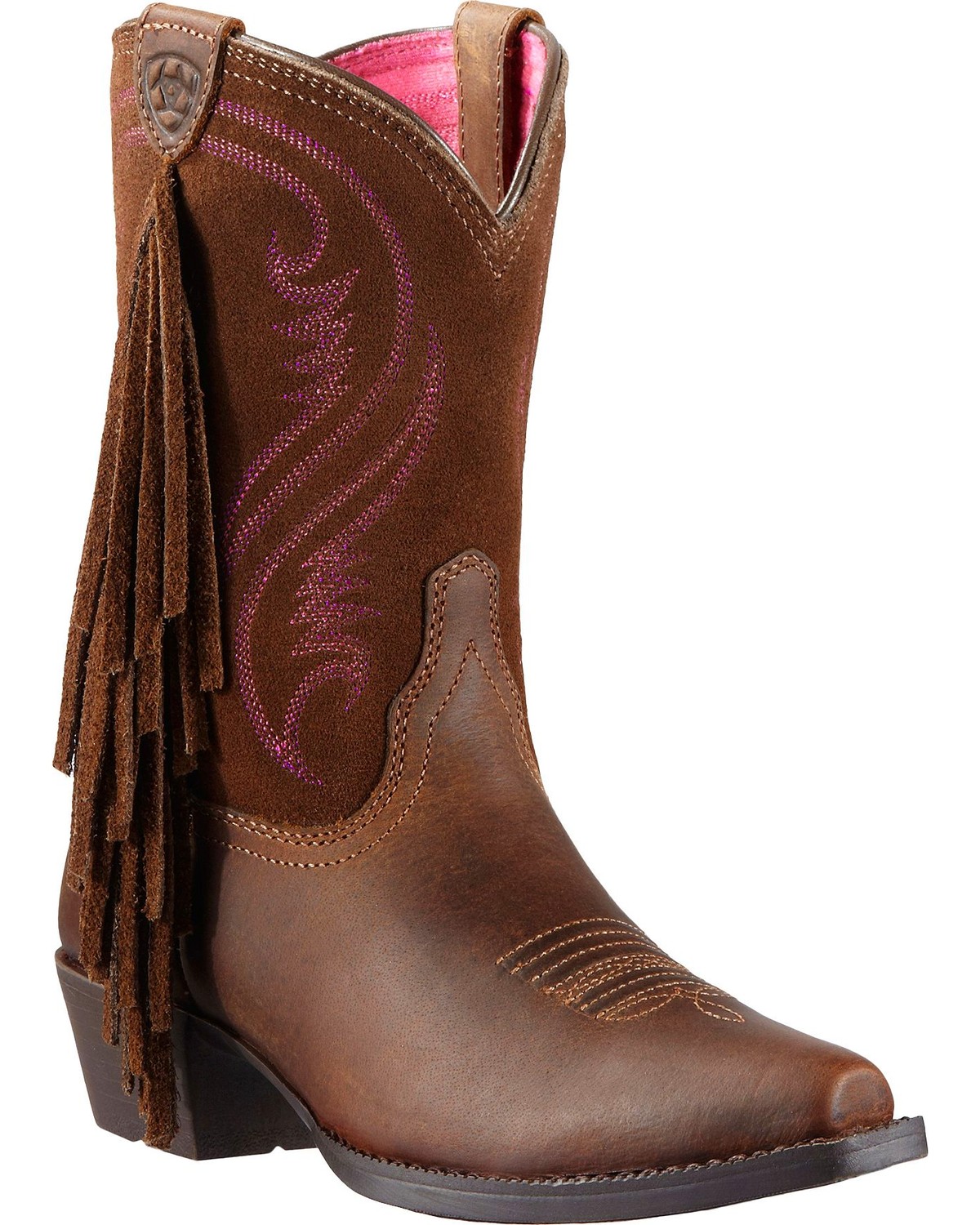 Ariat Girl's Fancy Fringe Western Boots Boot Barn