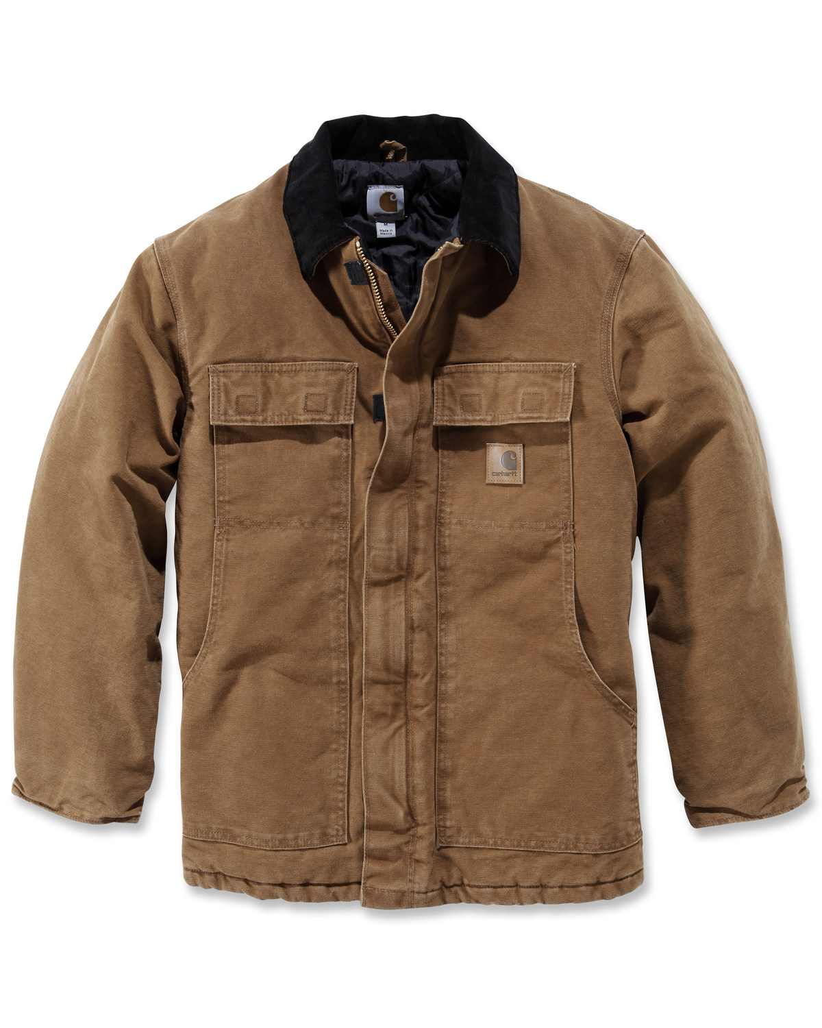 Carhartt Men's Sandstone Traditional Arctic Quilt Lined Coat Boot Barn