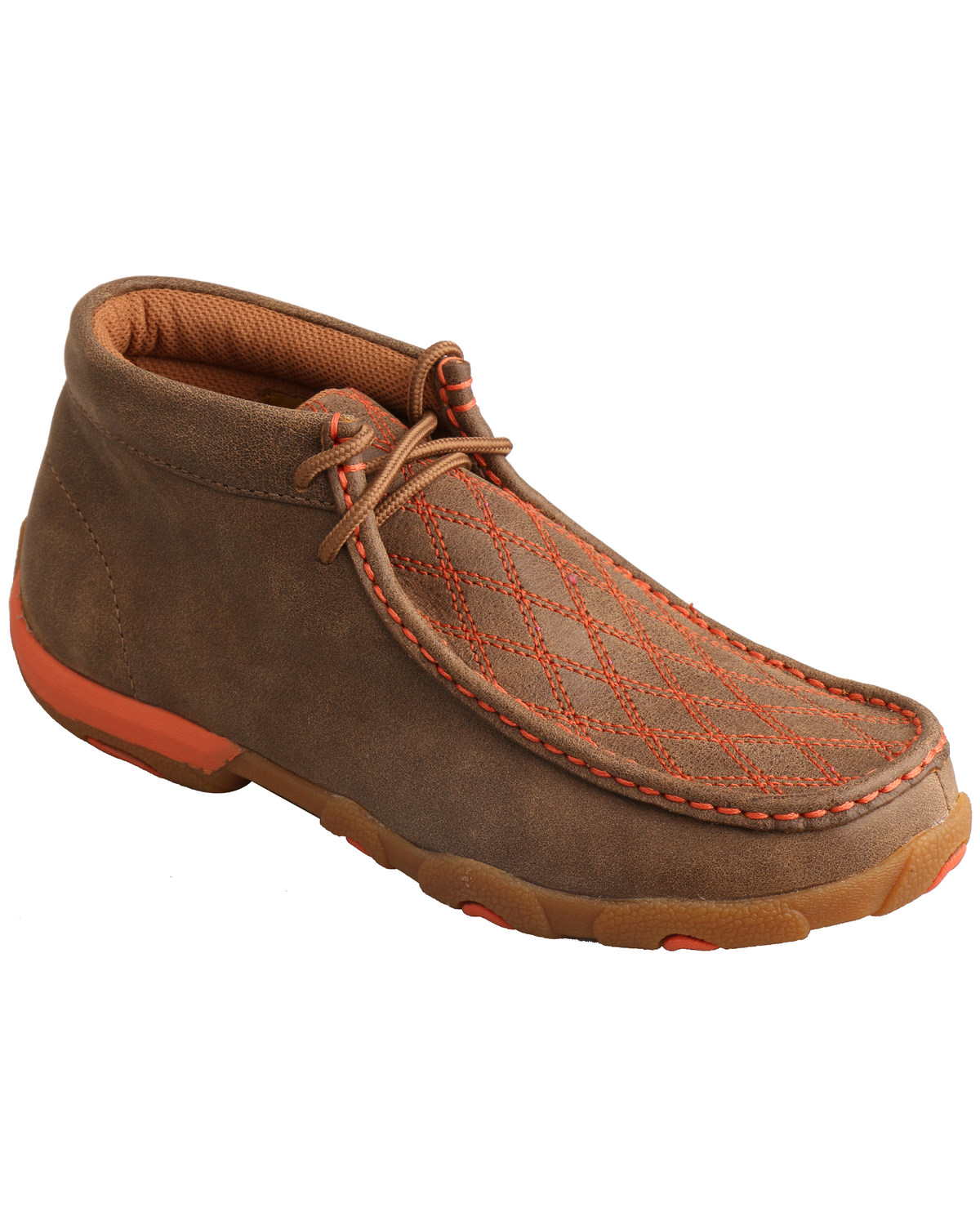 twisted x women's embroidered filigree driving mocs