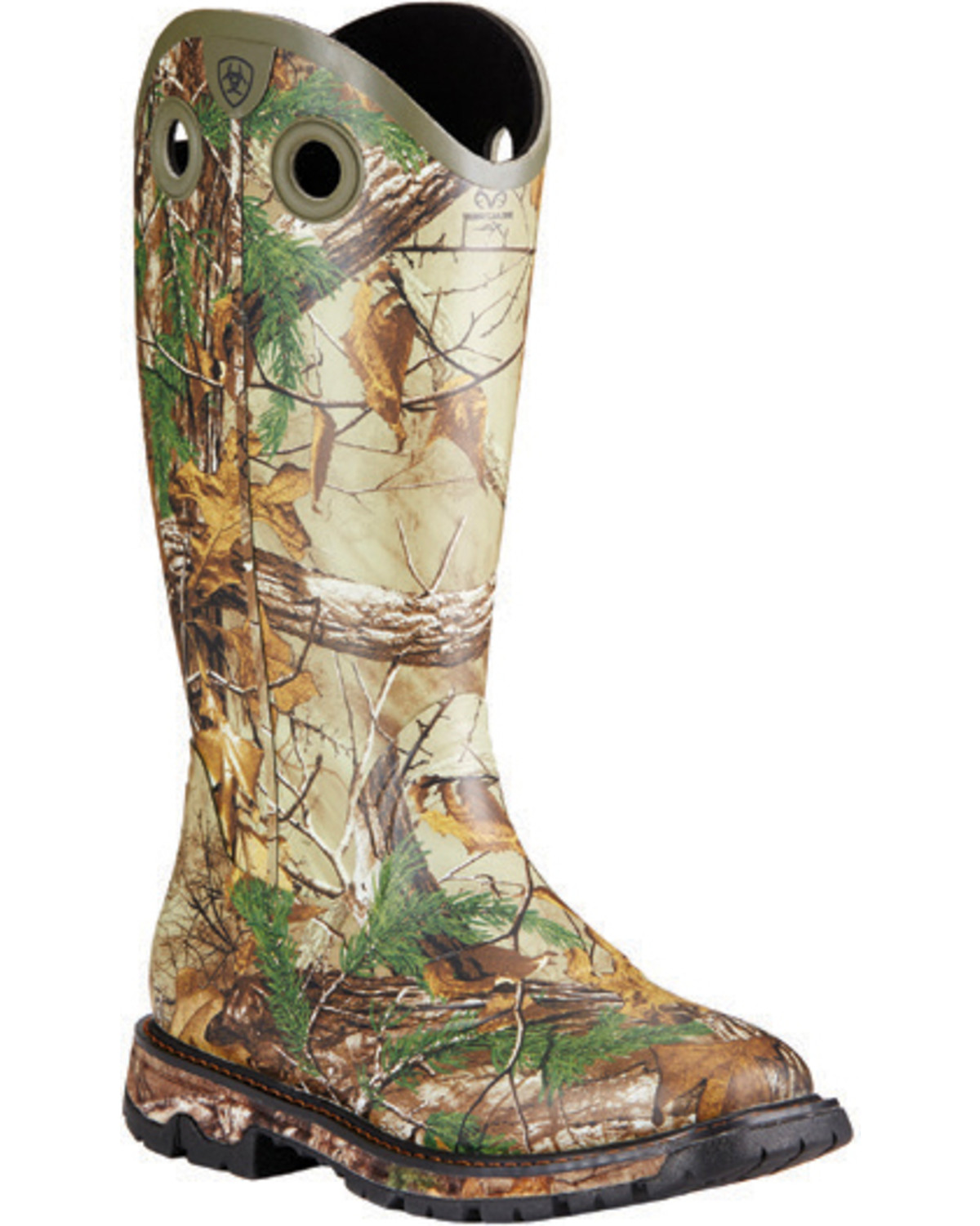 Ariat Men's Conquest Waterproof Insulated Rubber Buckaroo Boots Boot Barn