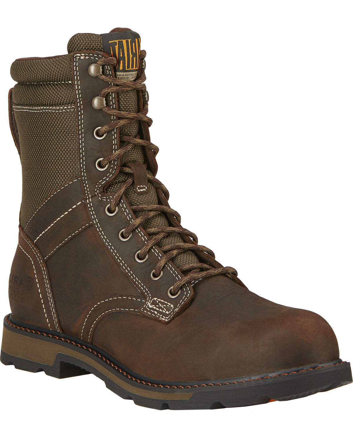 Ariat Men's 8" Groundbreaker Waterproof Steel Toe Work Boots Boot Barn