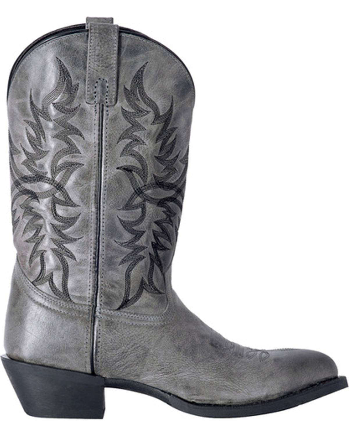 gray leather boots men