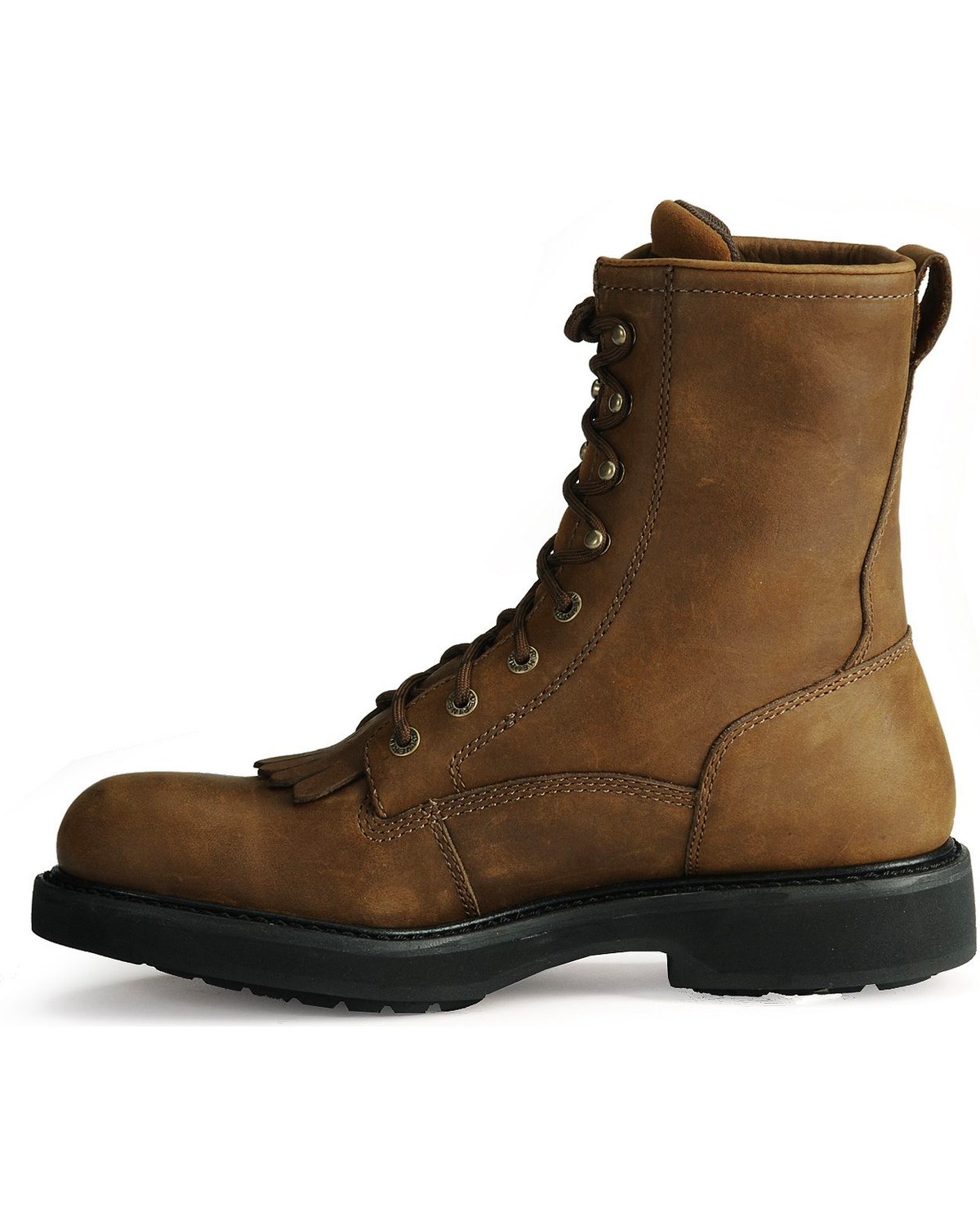 Wolverine Men's Ingham 8" Kiltie Durashocks Work Boots Boot Barn