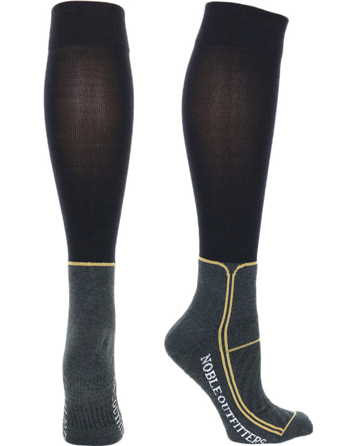 justin boot socks over calf