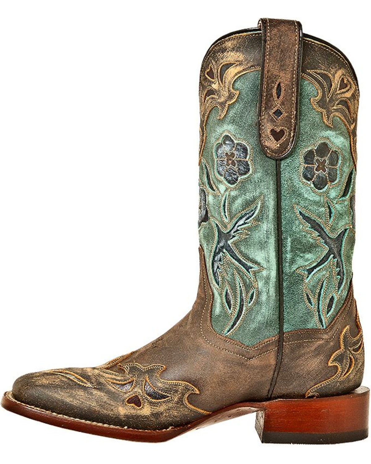 women's blue cowgirl boots