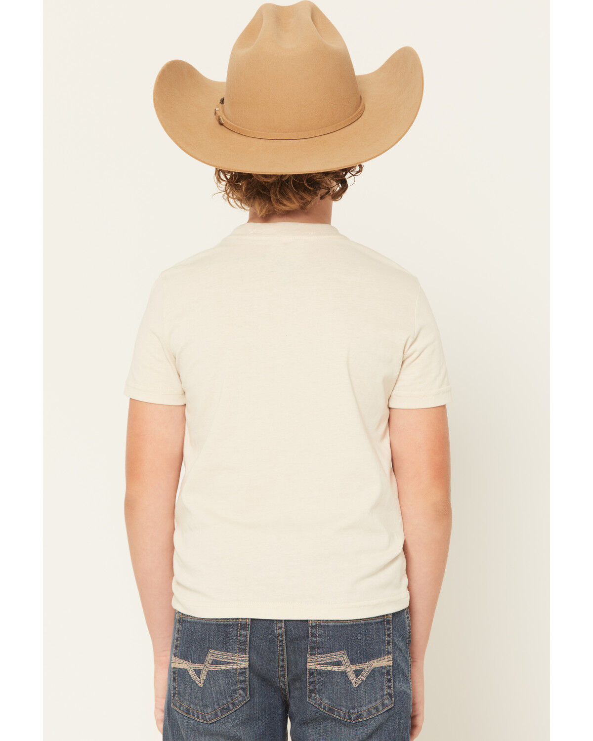 Image #4 - Rock & Roll Denim Boys' Rowdy Short Sleeve Graphic T-Shirt, Natural, hi-res