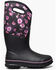 Bogs Women's Classic Tall Painterly Farm Boots - Soft Toe, Black, hi-res