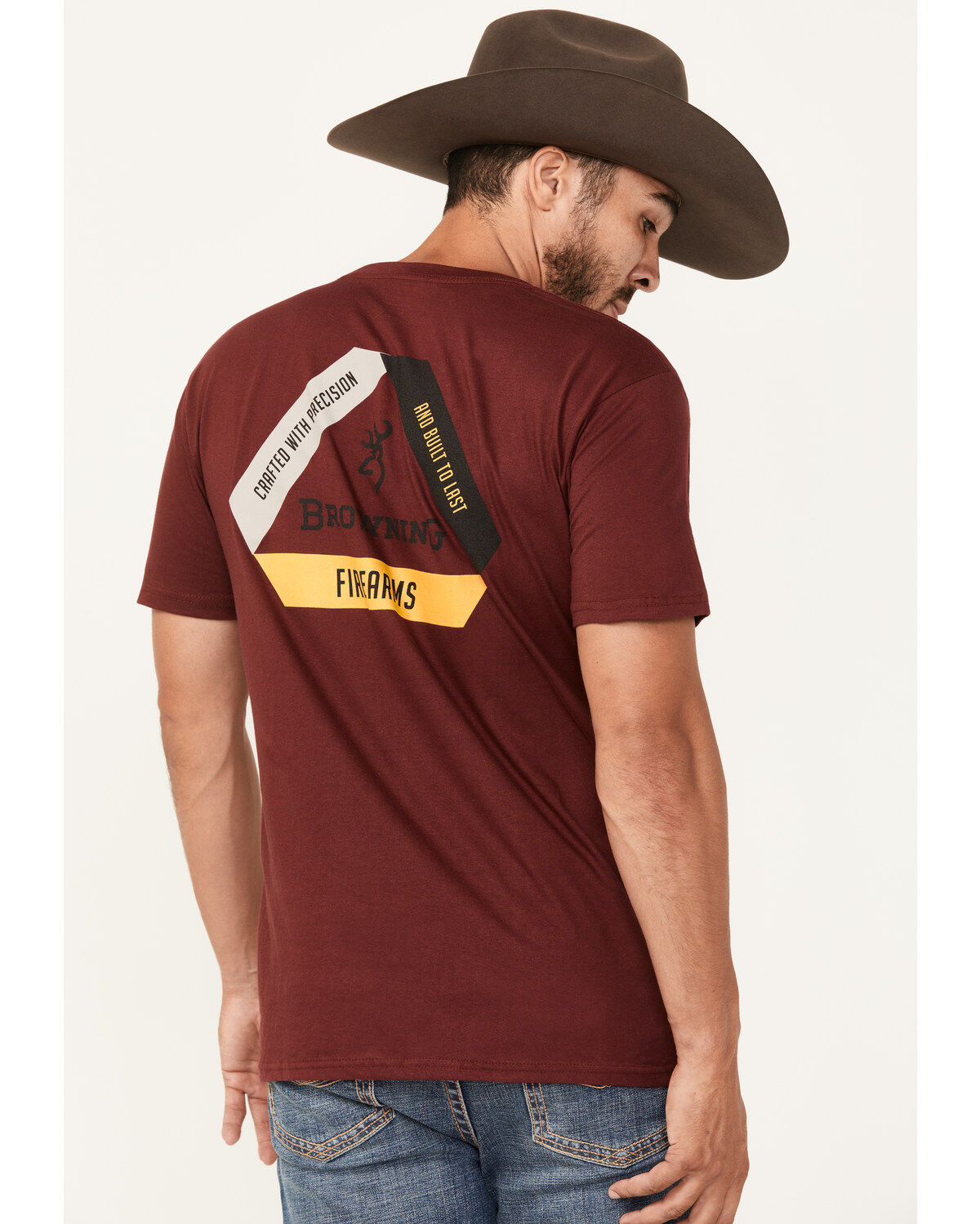 Image #4 - Browning Men's Built To Last Short Sleeve Graphic T-Shirt, , hi-res