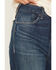 Image #2 - Ariat Women's Penelope Dark Wash Ultra High Rise Wide Stretch Denim Jeans, Medium Wash, hi-res