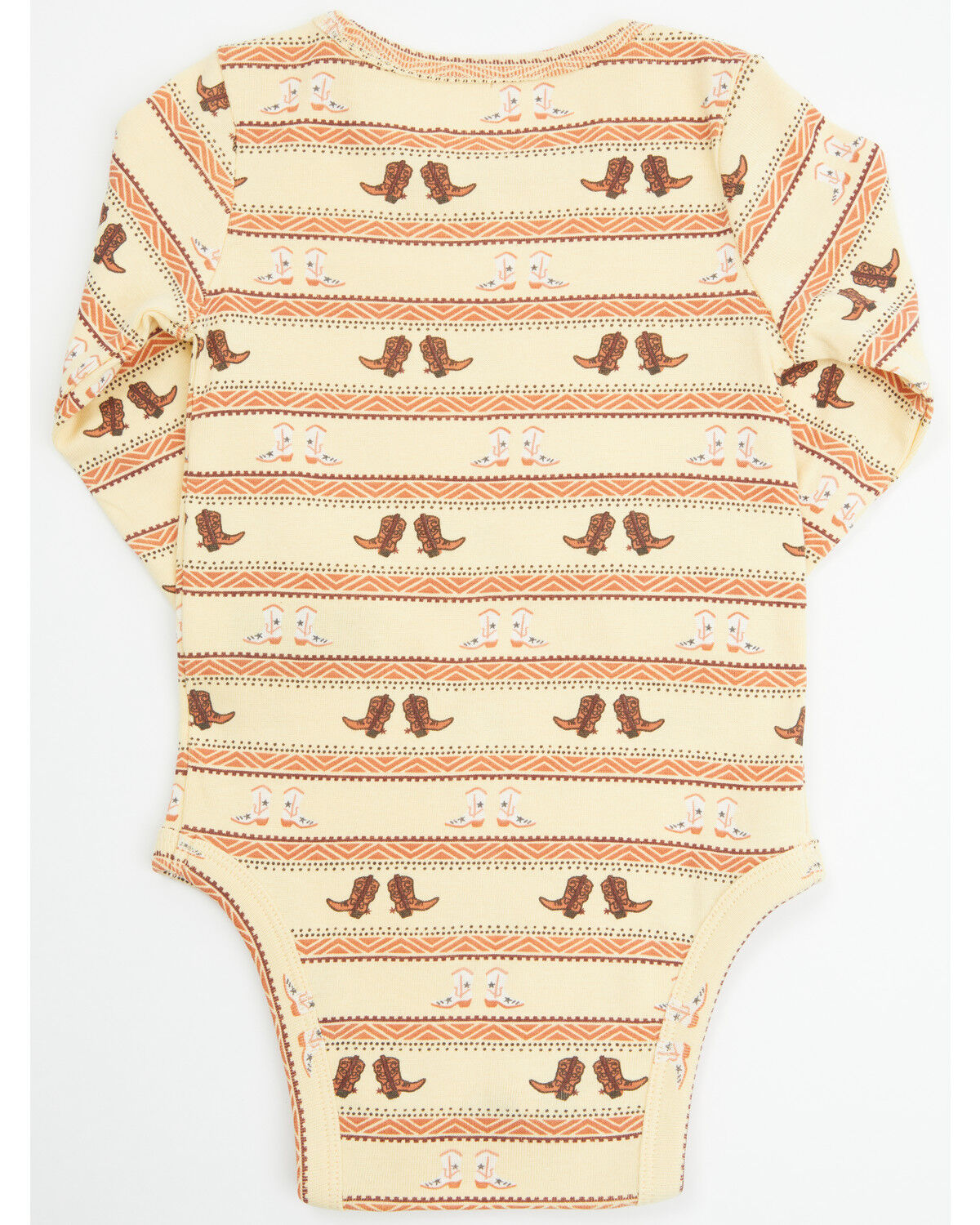 Product Name: Wrangler Infant Boys' Cowboy Boot Long Sleeve Snap Onesie
