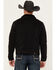 Image #4 - Cody James Men's Outlaw Sherpa Lined Denim Trucker Jacket, Black, hi-res